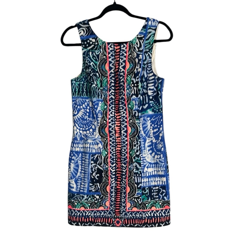 Lilly Pulitzer Mila Stretch Shift Dress Leied Back Engineered Size 2 EUC - Picture 2 of 11